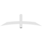 Ekena Millwork Bellingham Architectural Grade PVC Gable Bracket, 60"W x 17 1/2"H x 2"D x 4"F, 7/12 Pitch GBP060X18X0204BEL00 - alternate 4